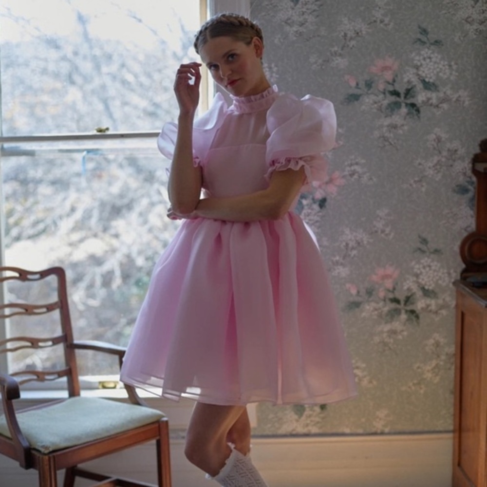 NWT XXS Selkie The Angel Delight Royal Puff Dress